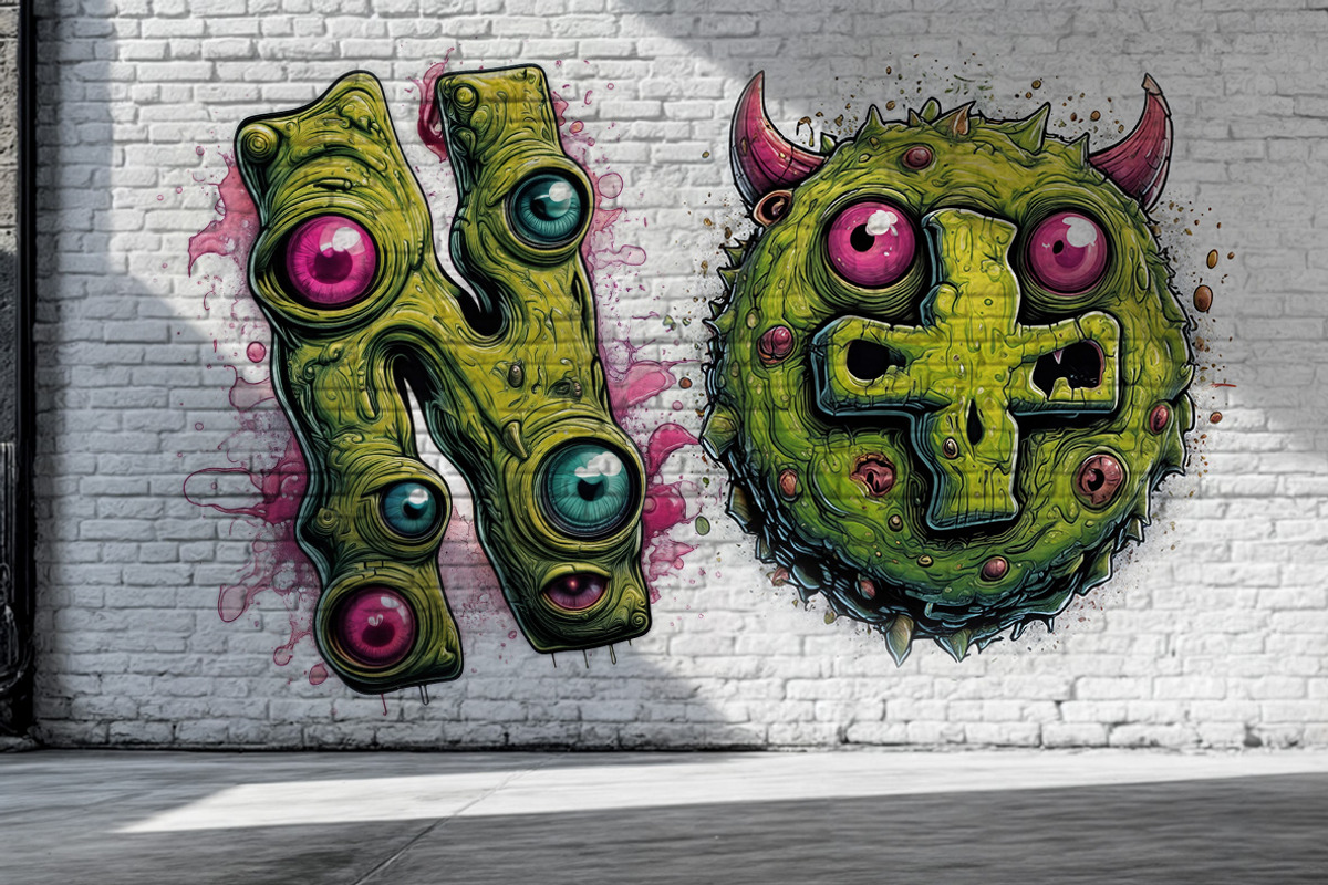 Comic Monster Font, a Serif Font by Handmadefont (Photo 10 of 11)
