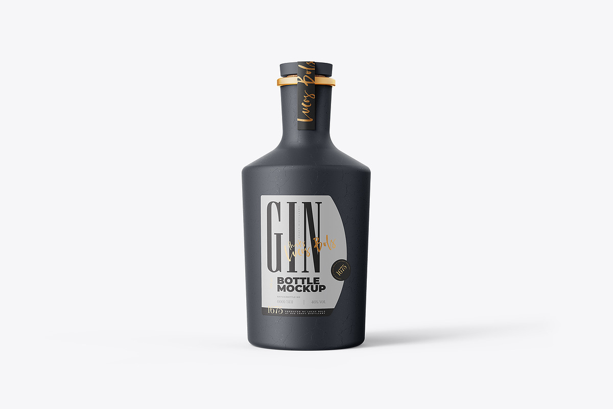Gin Ceramic Bottle Mockup, a Product Mockup by easymock (Photo 6 of 11)