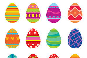 Easter Eggs Vector