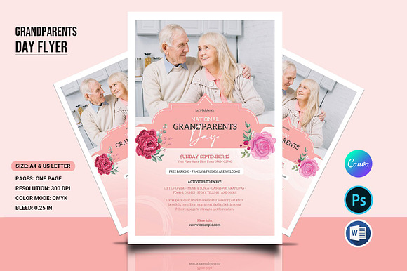 Grandparents Day Flyer preview 5