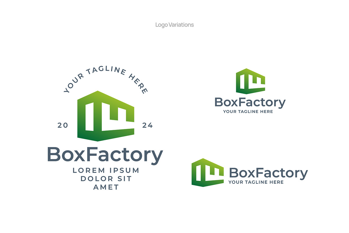 Negatif Space Box Factory Logo, a Branding & Logo Template by Minimalist Logos (Photo 2 of 5)
