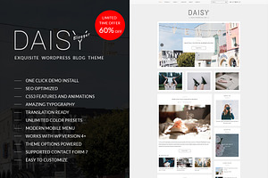 Daisy - Exquisite WordPress Blog