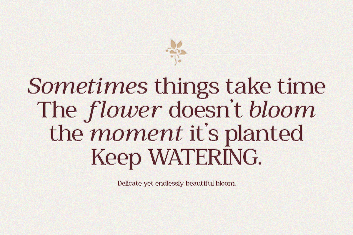 GC Romans Flower - Elegant Serif, a Serif Font by Glyphonic (Photo 14 of 15)