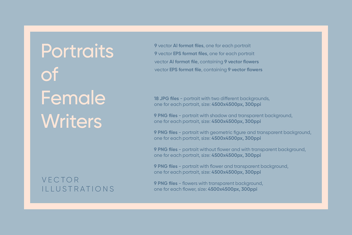 Female portraits, a Person Illustration by Mariia Kovalchuk (Photo 7 of 7)