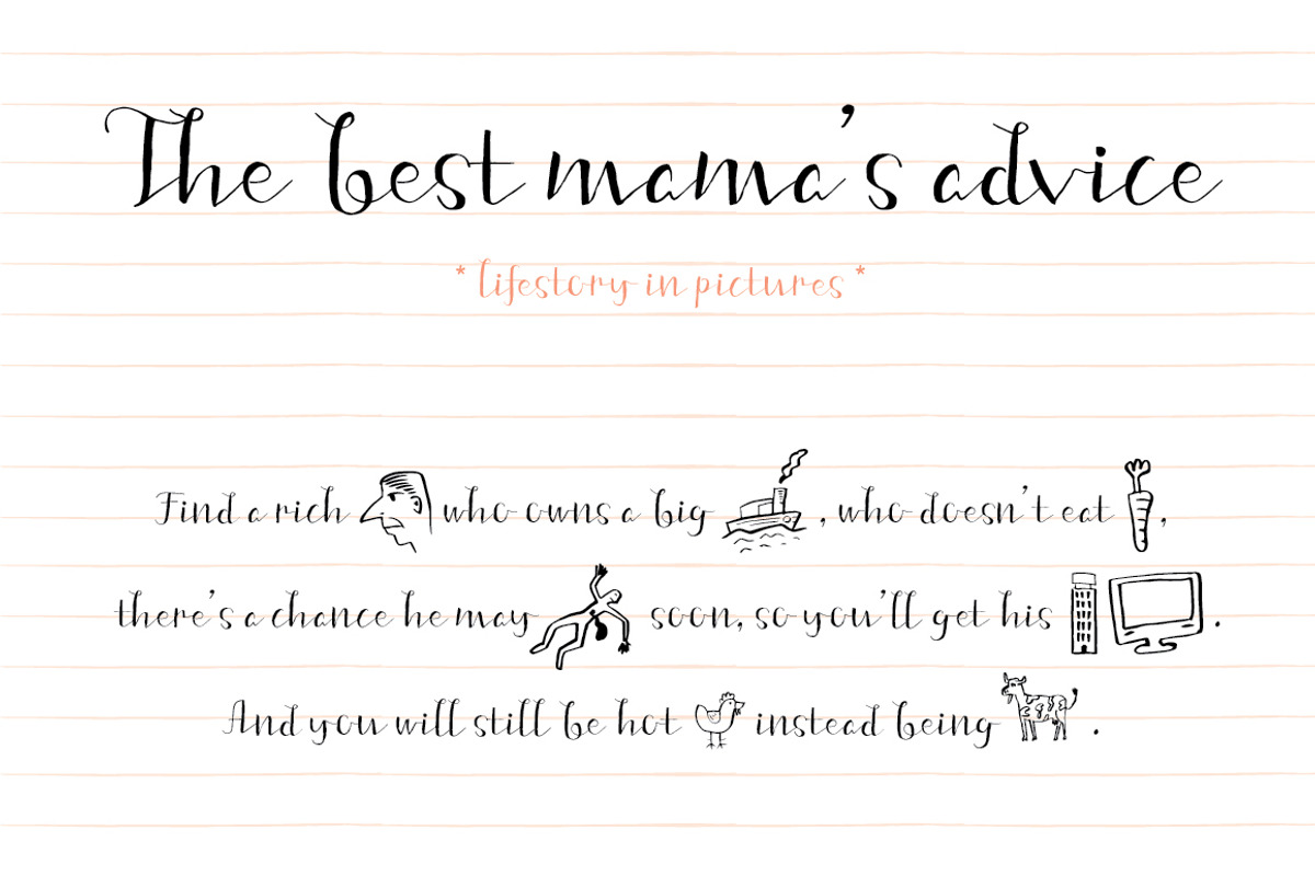 Fine New Bonbons font family preview 6