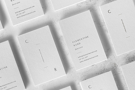 Clementine Business Card Template, a Business Card Template by The Denizen Co.