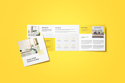 Square Trifold Brochure Mockup, a Product Mockup by Mockup Supper (Thumbnail 15 of 17)
