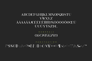 Kavo Serif Typeface - 5 Weights