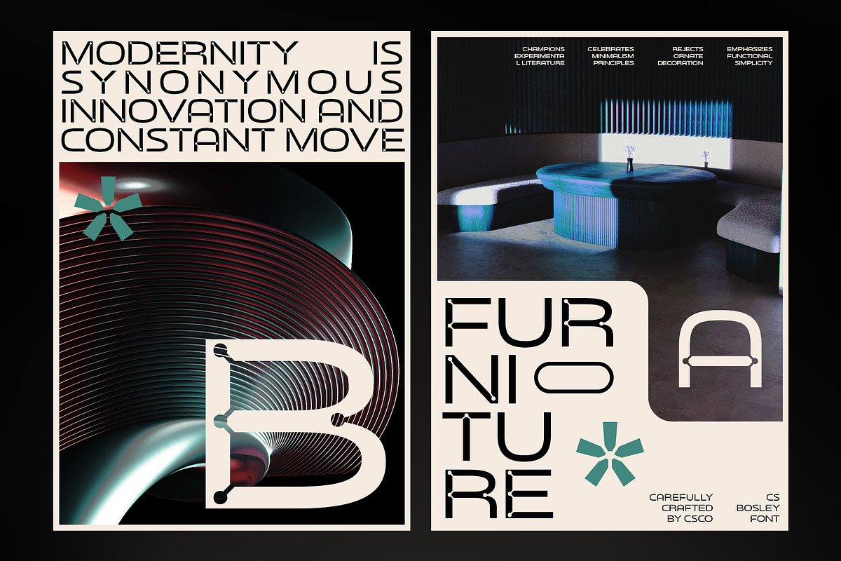 CS Bosley – Inktrap Font, a Sans Serif Font by Craft Supply Co. (Photo 6 of 8)