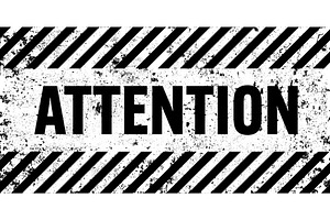 Warning sign with black diagonal, an Object Illustration by 32pixels