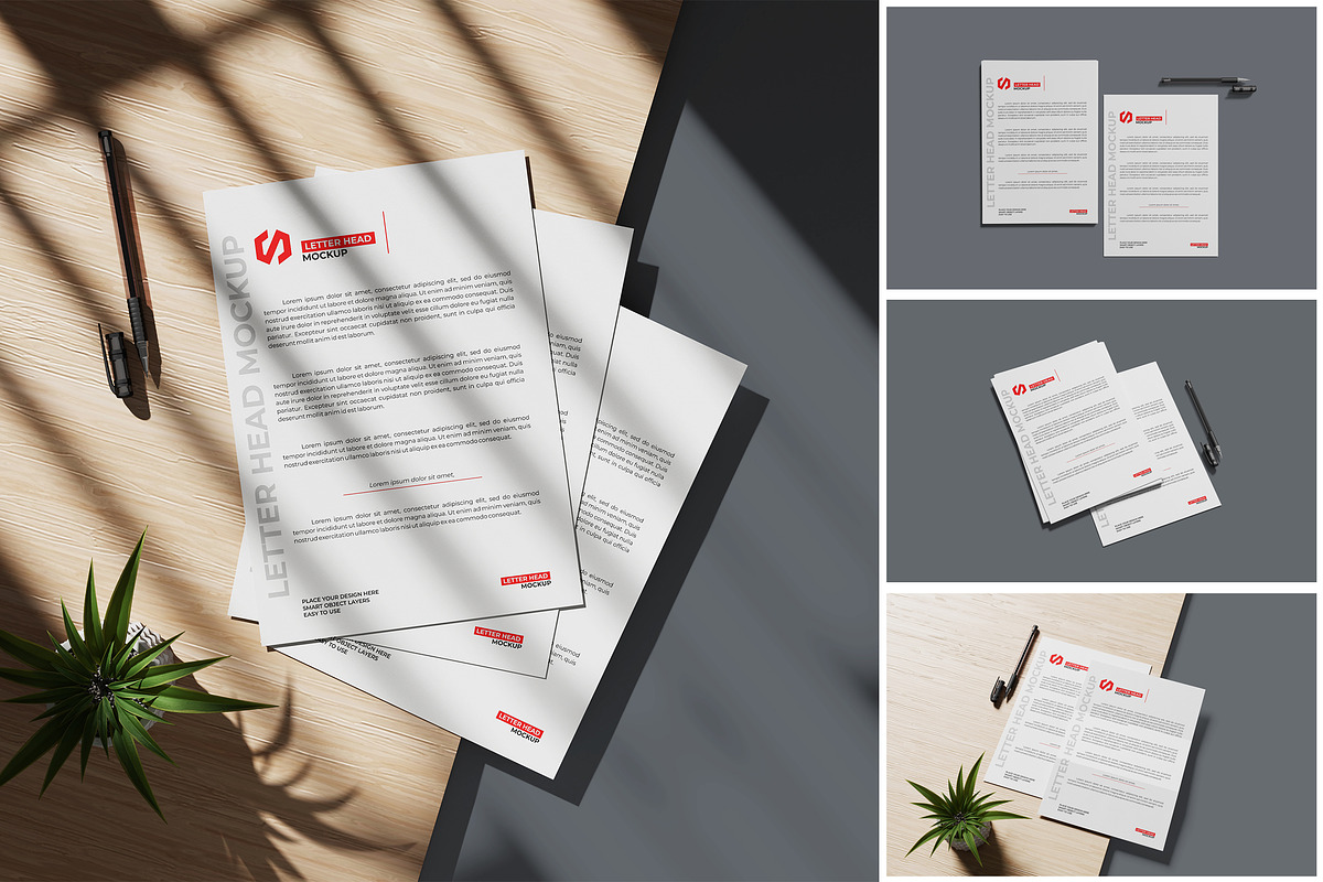 Letterhead Mockup, a Product Mockup by MrLetters (Photo 1 of 5)