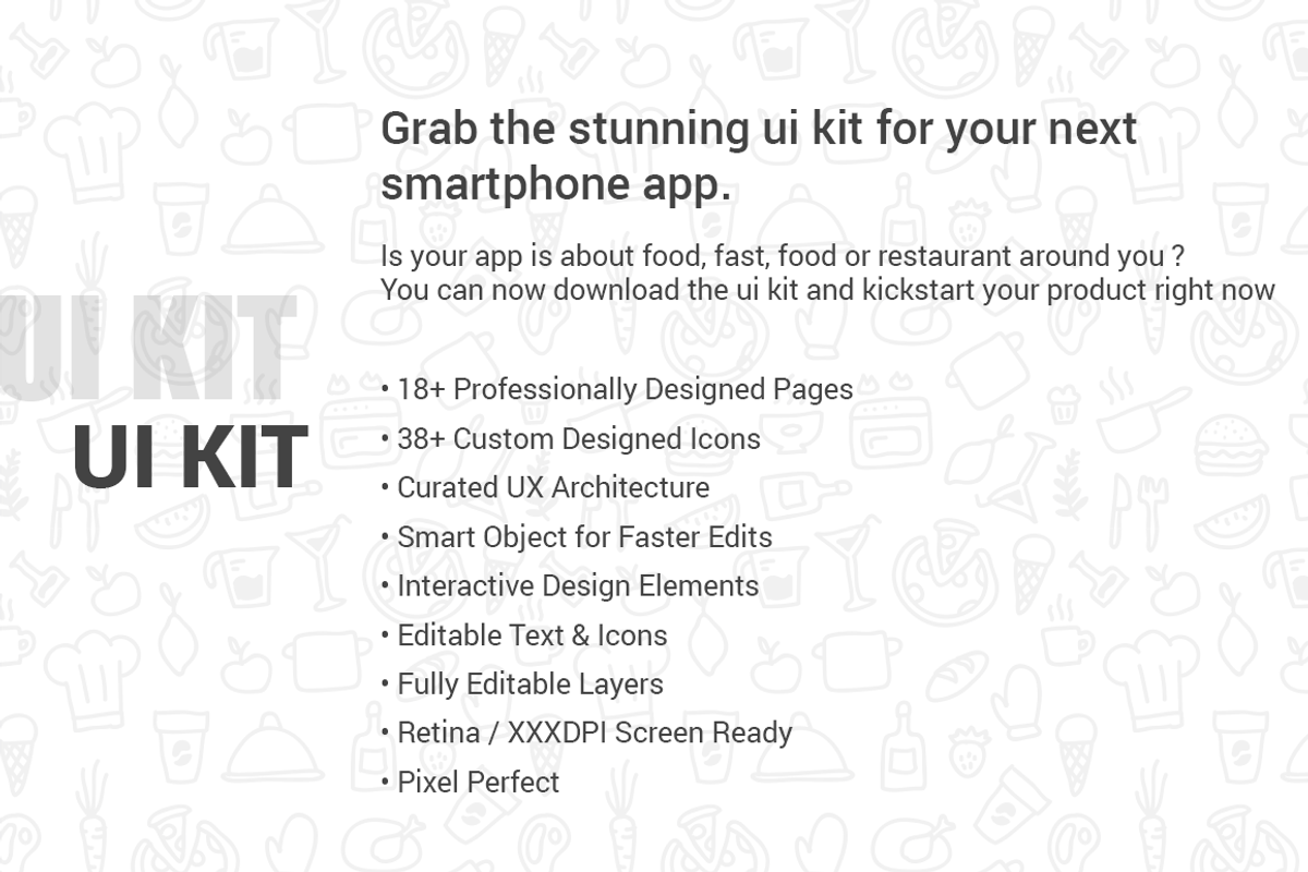 FoodHype | App UI Kit, an UI Kit Template by Saif71 - Shop (Photo 9 of 11)