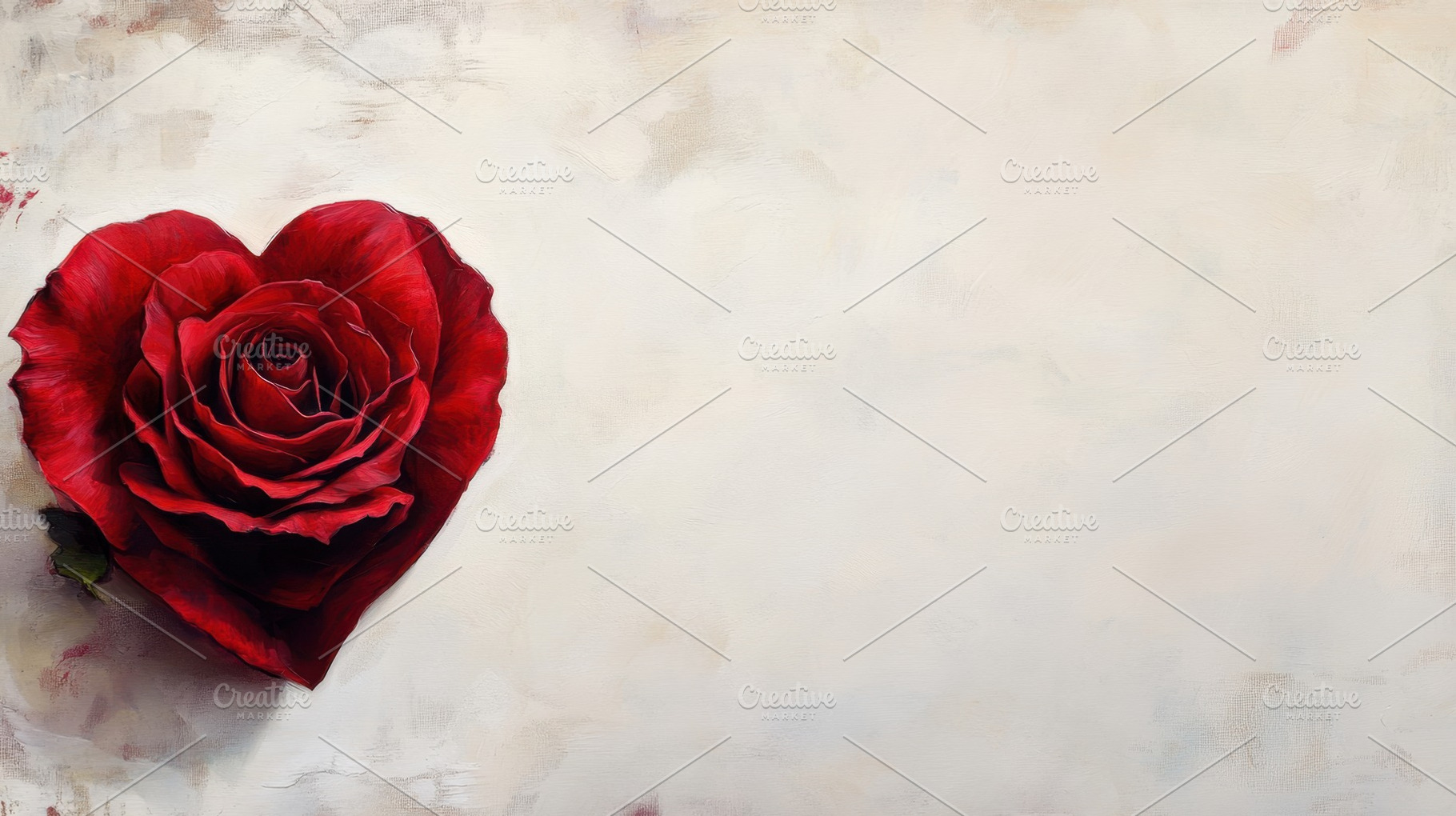 Red rose shaped like a heart, a Photo by Beautiful things