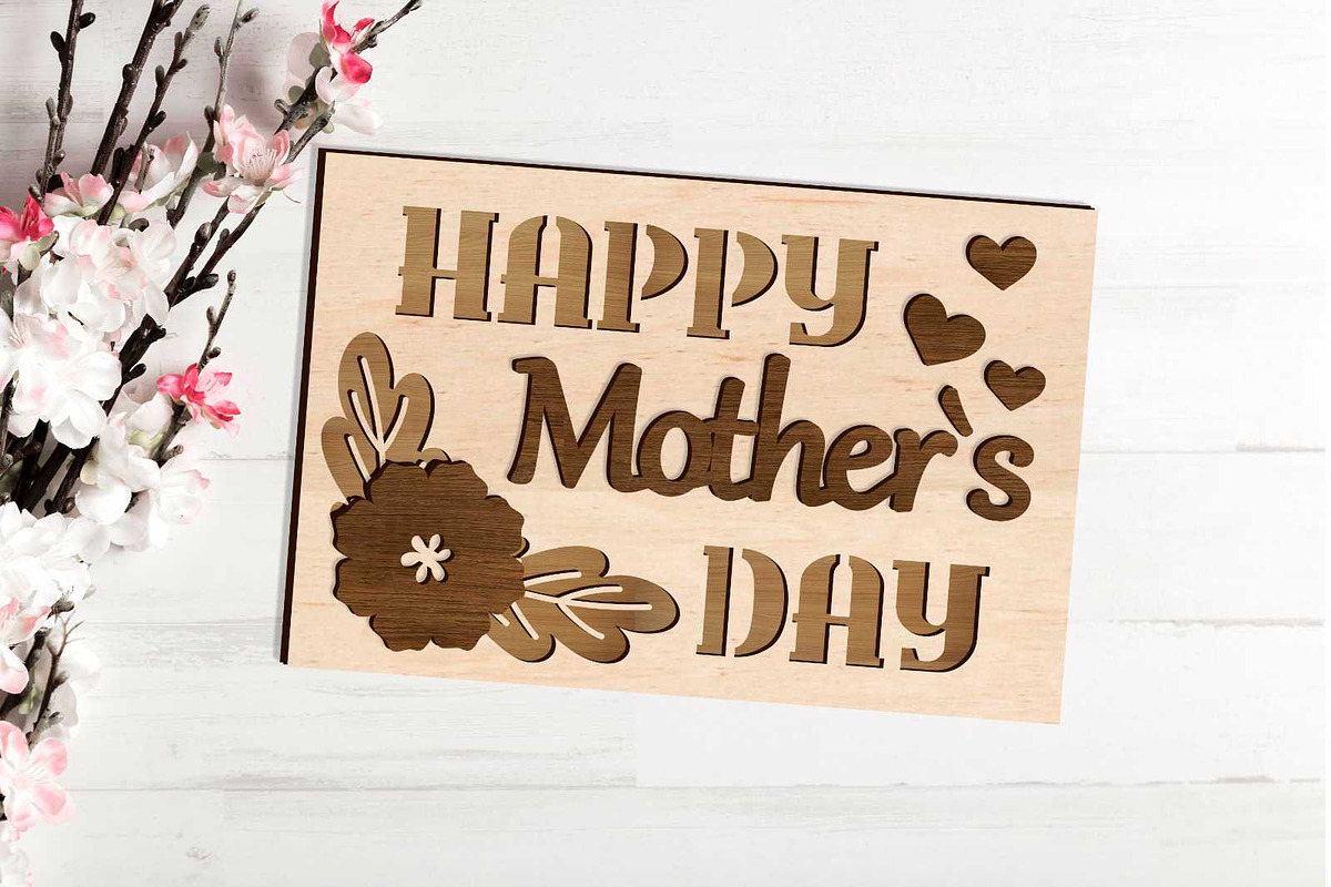 Mother's Day SET Multilayer Panels, a Templates & Theme by LaserCutano (Photo 2 of 11)