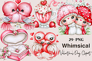Whimsical Cute Valentine Clipart Bun, a Seasonal Illustration by SVGArt (Thumbnail 1 of 5)