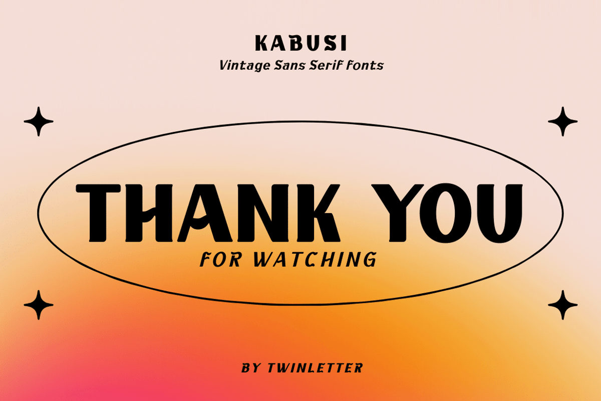 Kabusi, a Sans Serif Font by twinstd (Photo 13 of 13)