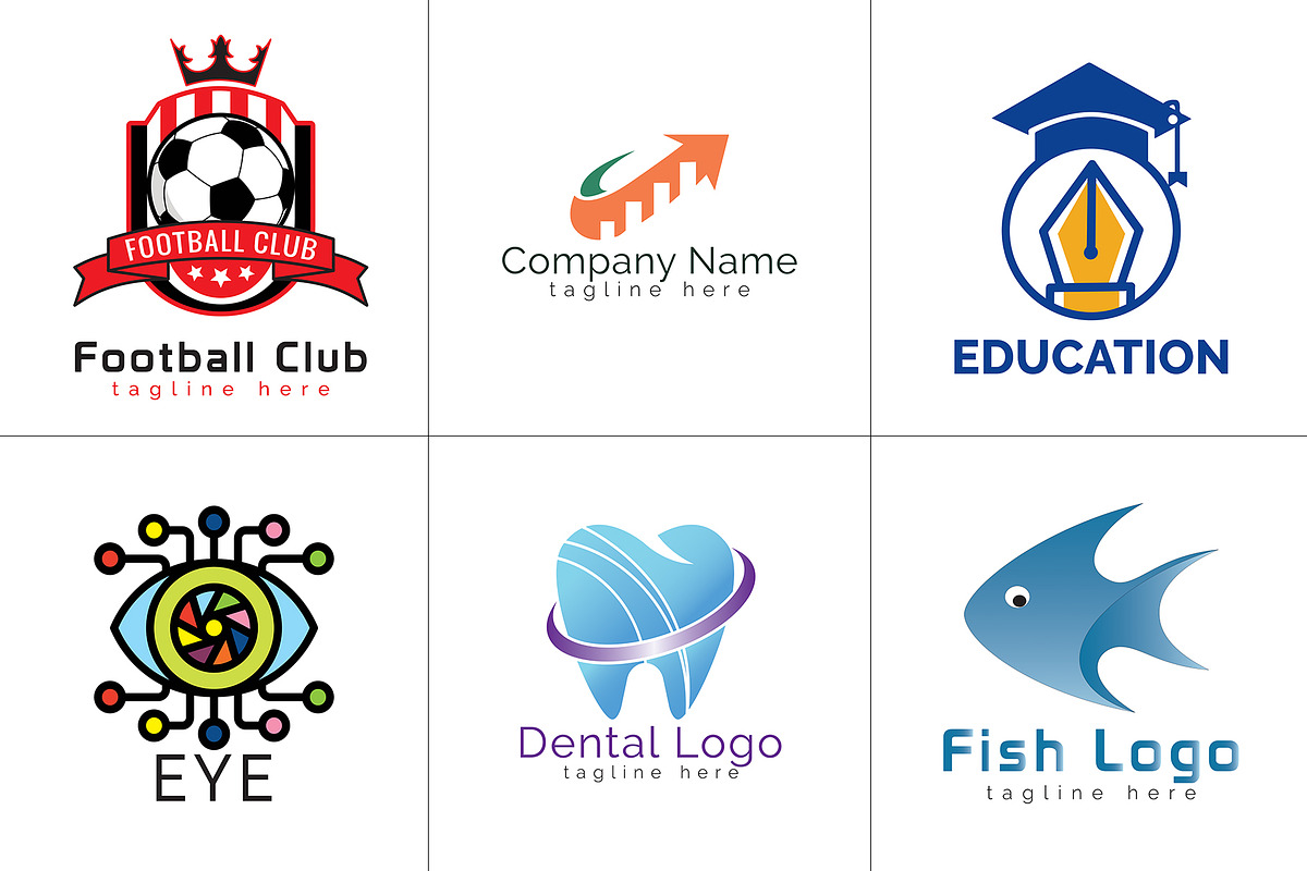 800+ Professional Logos Bundle, a Branding & Logo Template by Design Forest (Photo 46 of 48)