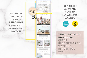 Mailchimp & Canva Template Video