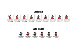 Red Astronaut Game Asset Sprites