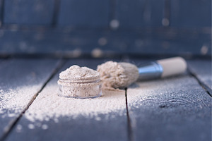 Make up composition. Preparation for, a Beauty & Fashion Photo by Stockphoto by vzwer