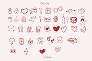 Whimsical Valentine Doodles, a Seasonal Illustration by Anel_S (Thumbnail 4 of 4)