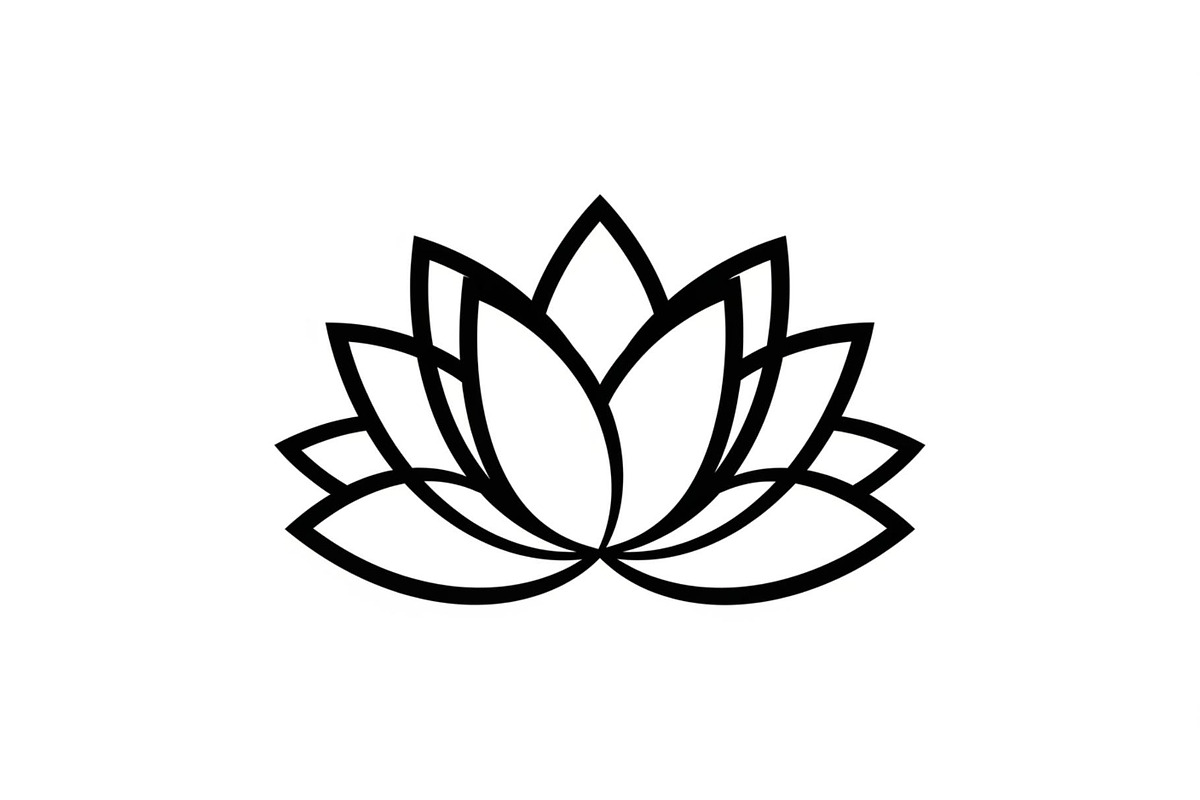 Lotus Flower Vector Icon Bundle, an Illustration by yasushie (Photo 17 of 51)