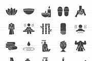 Spa Glyph Icons, an Icon by IconBunny (Thumbnail 2 of 2)