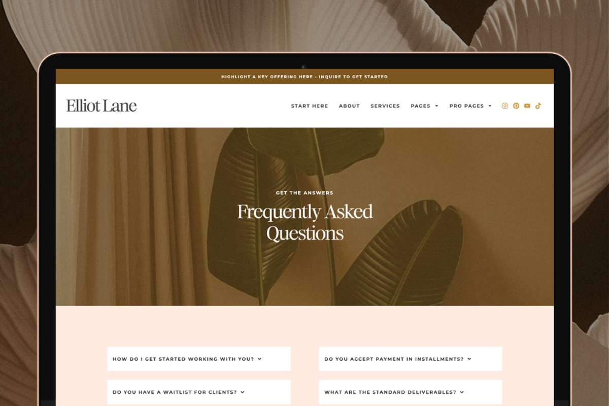 Elliot WP Theme with Elementor Pro, a WordPress Template by Pix & Hue (Photo 6 of 6)