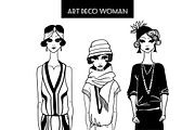 Set of Art Deco people., a Person Illustration by AnastasiaFears (Thumbnail 3 of 4)