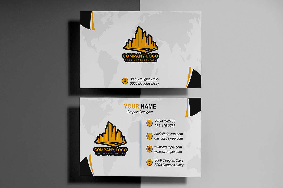 Modern Visiting Card PSD preview 2