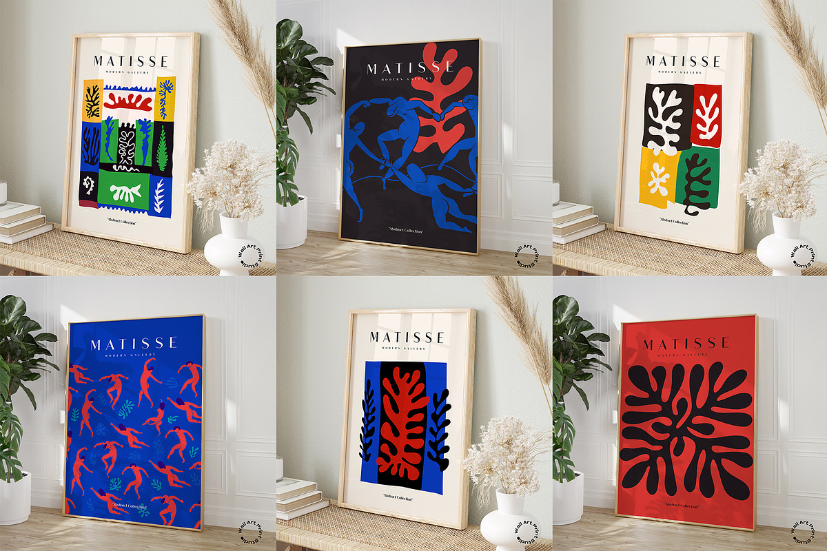 Matisse Modern Gallery 4, a Graphic by Wall Art Print Studio (Photo 6 of 21)