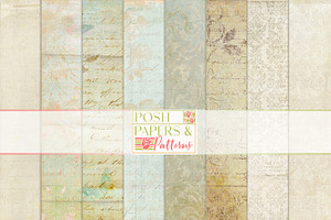 Vintage Scrapbook Paper Patterns