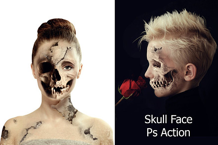 Skull Face Ps Action