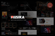Musika - Music Band WP Theme, a WordPress Template by TemPlaza (Thumbnail 1 of 5)