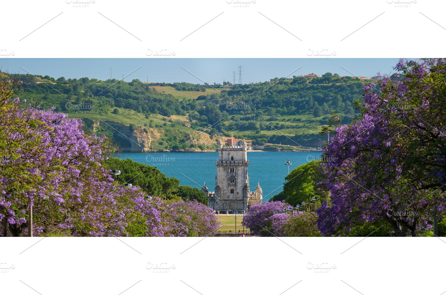 Belem Tower in Lisbon Framed by, an Architecture Photo by f9photos