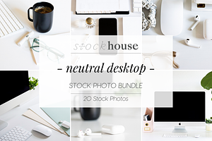 Neutral Desktop Styled Stock Photos
