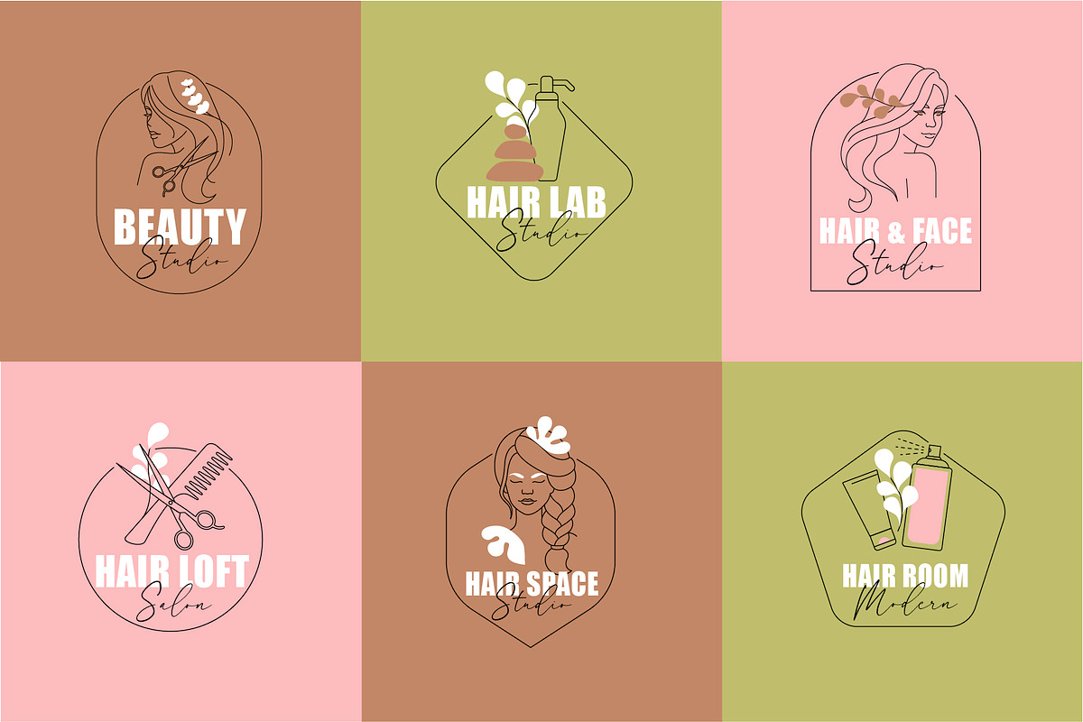Minimal boho branding kit preview 5