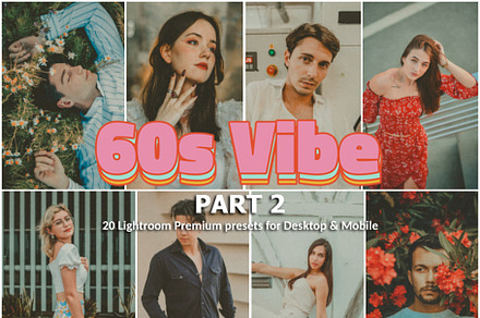 20 Lightroom Presets 60s Vibe part 2