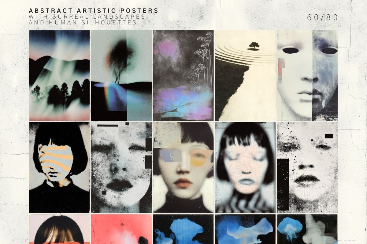 Surreal Collage Poster Collection, an Object Graphic by Natali Batu (Photo 6 of 11)