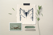 Totem. Mystical Font. Line Art Style, a Script Font by Cosmic Store (Thumbnail 18 of 35)