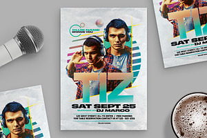 Modern Club DJ Event Flyer Template, a Flyer Template by BrandPacks