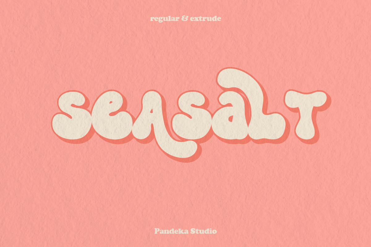Super Wave - Retro Groovy Font, a Serif Font by Pandeka Studio (Photo 2 of 14)