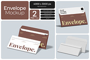 Envelope Mockup, a Product Mockup by Bartama Graphic (Thumbnail 1 of 4)