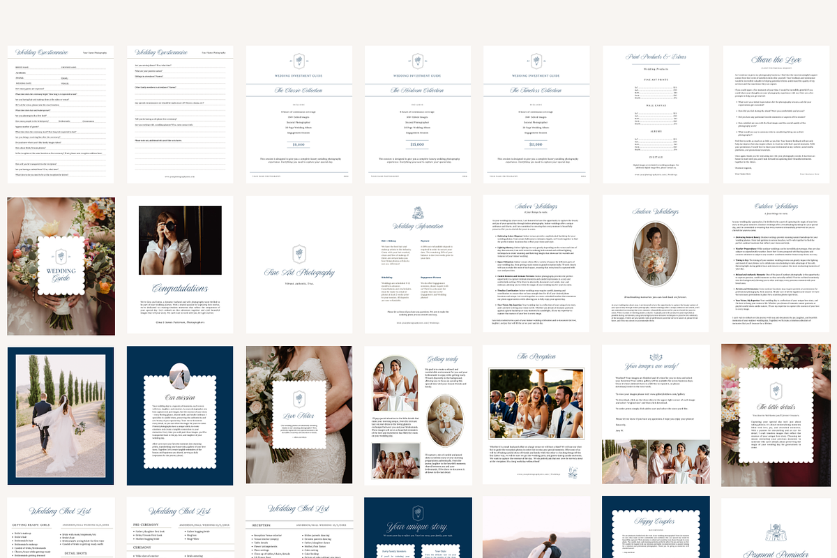 Wedding Photography Pricing Guide, a Marketing Template by Sweet Little Muse (Photo 6 of 13)