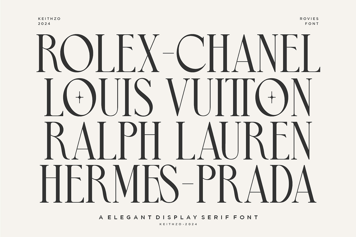 Rovies - Elegant Serif Font, a Serif Font by Keithzo (Photo 2 of 10)
