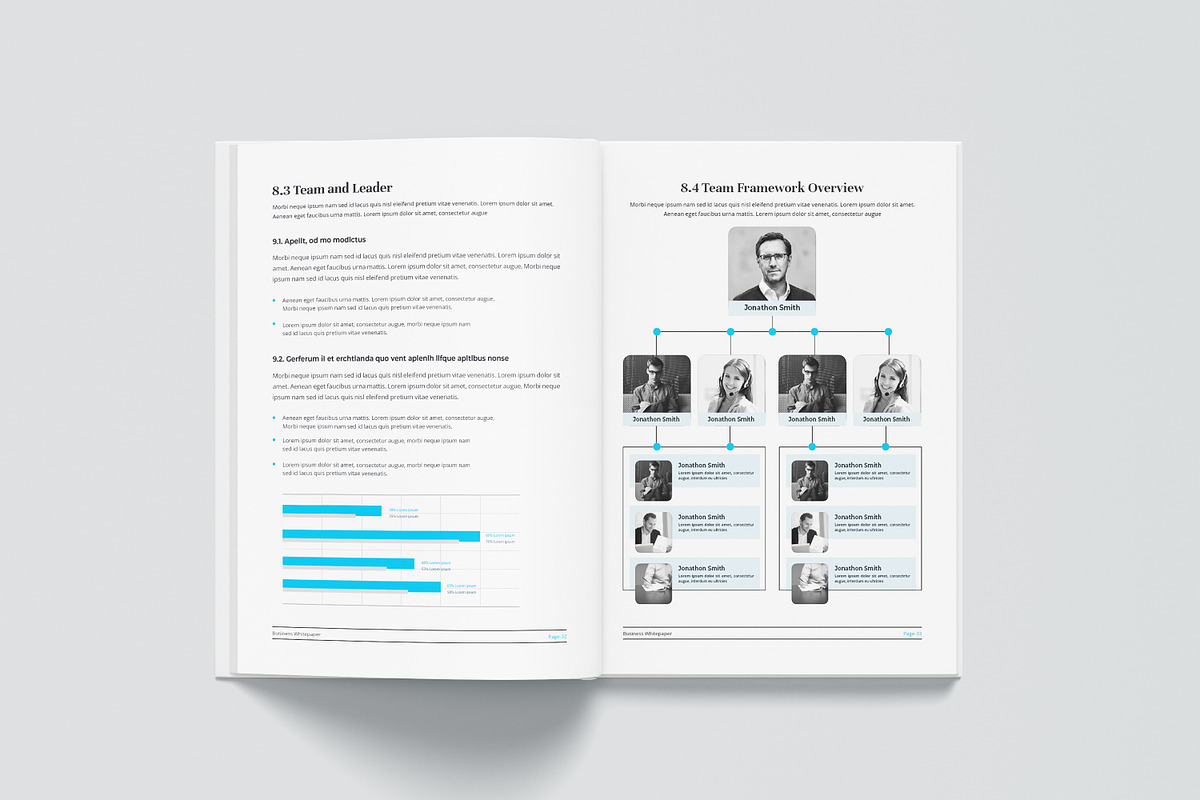 White Paper | Canva, Word, & Indd, a Brochure Template by obayes (Photo 25 of 30)