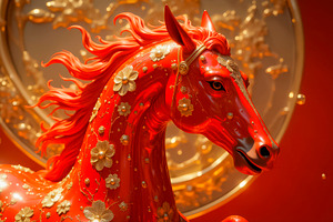 Year of the Red Fire Horse, an Animal Photo by TatsianaSalauyova