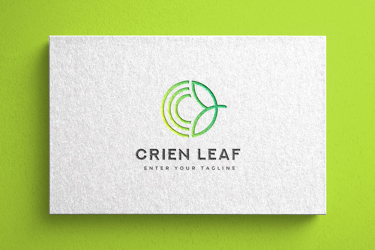 Logo Letter C Leaf, a Branding & Logo Template by Izalsye (Photo 4 of 5)