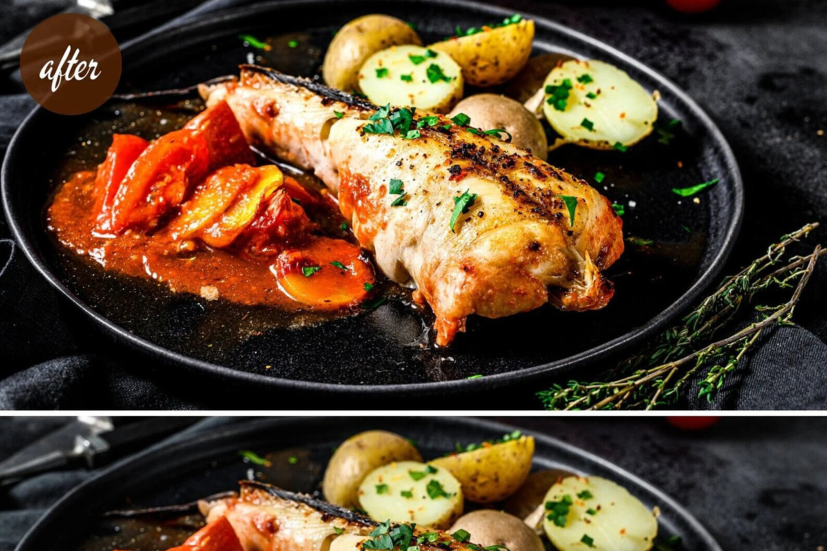 10 Food Blog Lightroom Presets, a Preset Add-On by LucaTheme (Photo 5 of 9)
