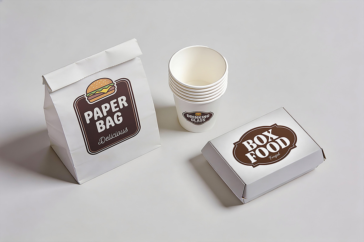 Food Branding Mockup, a Packaging Mockup by Pitchlook.Studio (Photo 2 of 4)